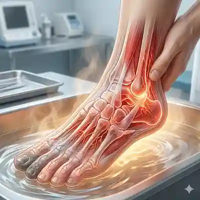 Frostbite and frostnip foot treatment in Irvine CA