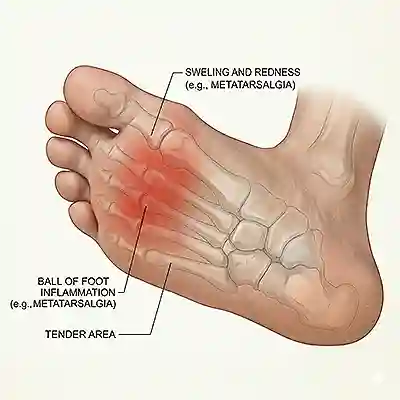 Ball of Foot Pain Treatment Metatarsalgia relief in Irvine CA