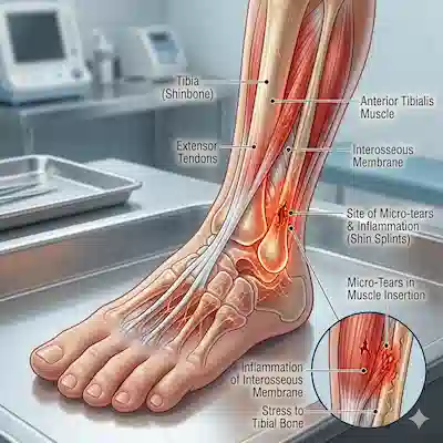 Shin splints treatment and biomechanical evaluation in Irvine CA